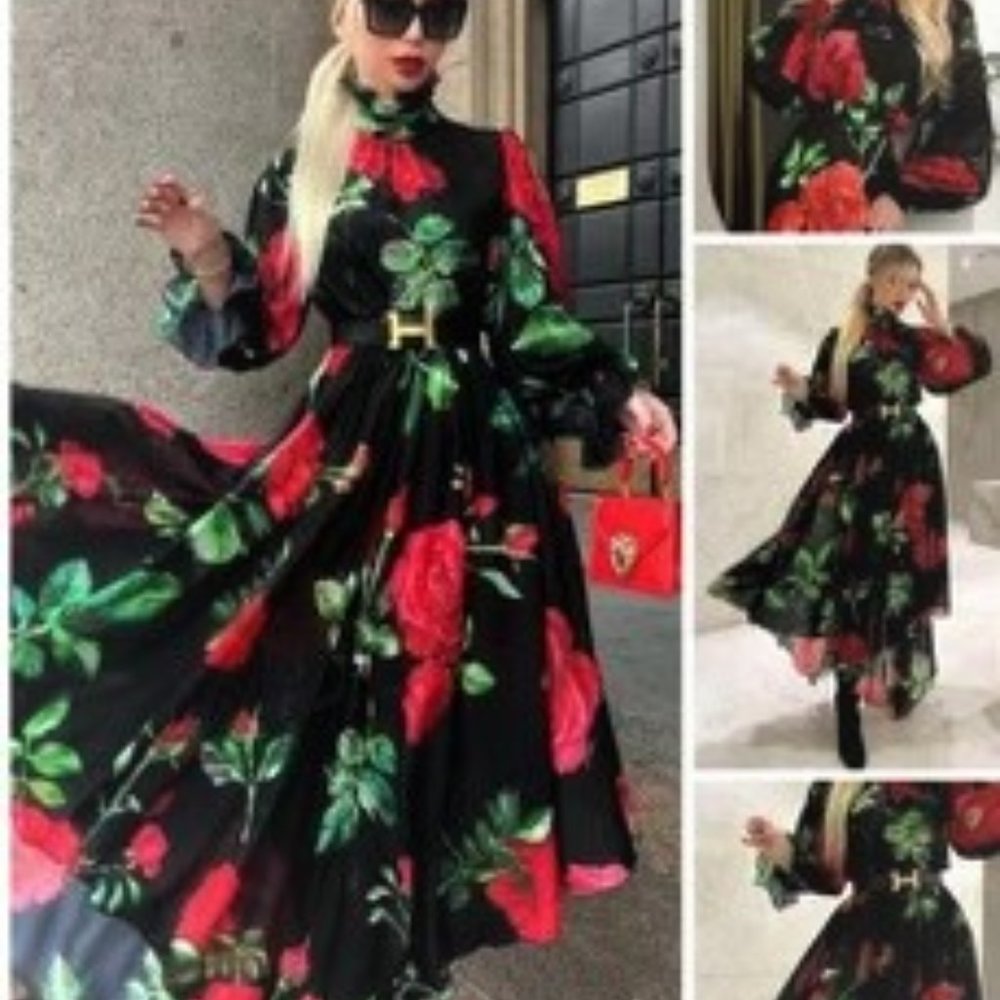 Boho Dress, Boho Dress for Women, Flower Dress, Maxi Dress